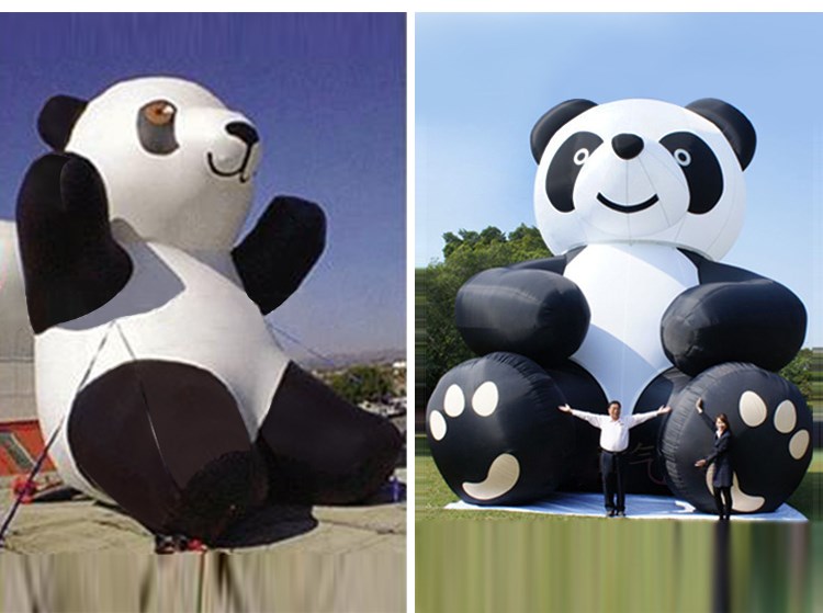 六枝特充气熊猫展示